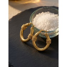 Pendiente Kadın Çelik Küpe