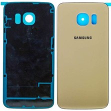 Genos Samsung G925 S6 Edge Uyumlu Arka Kapak Gold Altın