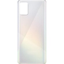Genos Samsung Galaxy A51 Uyumlu Batarya Kapağı (Beyaz) (SN808059)