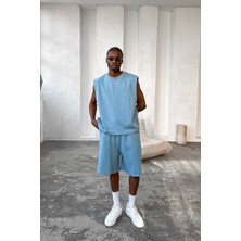 Bebe Mavisi Cozy Premium Basic Şort