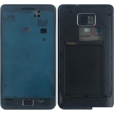 Genos Samsung Galaxy I9100 S2 Uyumlu Kasa (Siyah) (SN807681)