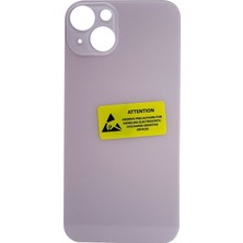 Genos iPhone 13 Uyumlu Geniş Kamera Delikli Batarya Kapağı (Pembe) (SN808384)