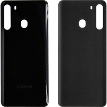 Genos Samsung A215 A21 Uyumlu Arka Kapak Siyah