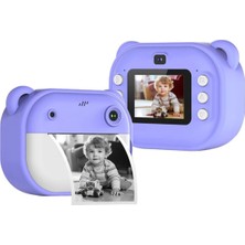 Starseven Dijital Video Kayıt Fotoğraf Çocuk Kamerası Anlık Termal Resim Kağıt Baskılı