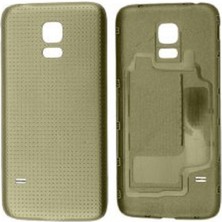 Genos Samsung Galaxy G800 S5 Mini Uyumlu Batarya Kapağı (Gold) (SN807651)