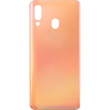 Genos Samsung Galaxy A40 Uyumlu Batarya Kapağı (Turuncu) (SN807810)