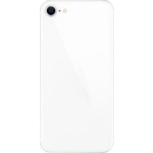 Genos iPhone Se 2020 Uyumlu Geniş Kamera Delikli Batarya Kapağı (Beyaz) (SN807913)