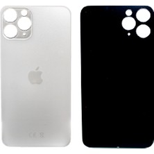 Genos Iphone 11 Pro Max Uyumlu Arka Cam Kapak Beyaz Renk
