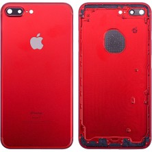 Genos Iphone 7 Plus Uyumlu Boş Kasa Kırmızı Renk Tam Uyumlu