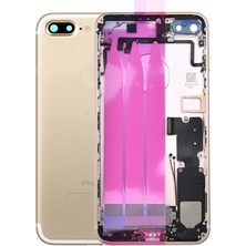 Genos iPhone 7 Plus Uyumlu Dolu Kasa (Gold) (SN808527)