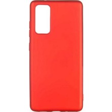 Genos Samsung Galaxy S20 Fe Uyumlu Batarya Kapağı (Kırmızı) (SN807980)