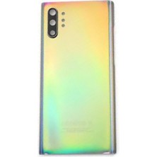Genos Samsung Galaxy Note 10 Plus Uyumlu Batarya Kapağı (Yeşil) (SN808213)