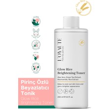 Pirinç Mayası Beyazlatıcı Aydınlatıcı Leke Karşıtı Nemlendirici Tonik Glow Rice Toner 200 ml