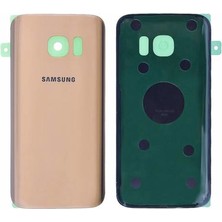 Genos Samsung G935 S7 Edge Uyumlu Arka Kapak Gold Altın