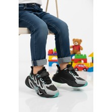 Marco Kids Marcokids Gri Cırtlı Erkek Çocuk Spor Ayakkabı