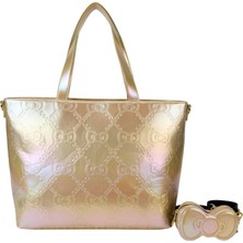 Loungefly Sanrio 50. Yıl Dönümü Altın El Çantası