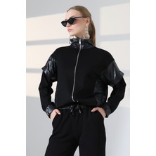 Lubiti Paraşüt Garnili Modal Eşofman Takımı/bel Paraşüt Detaylı Geniş Paça