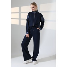 Lubiti Paraşüt Garnili Modal Eşofman Takımı/bel Paraşüt Detaylı Geniş Paça