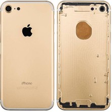 Genos Iphone 7 Uyumlu Boş Kasa Gold (Altın Renk) Tam Uyumlu