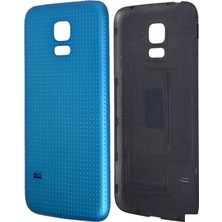 Genos Samsung Galaxy G800 S5 Mini Uyumlu Batarya Kapağı (Mavi) (SN807648)