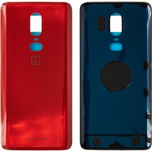 Genos One Plus 6 Uyumlu Arka Kapak Kırmızı