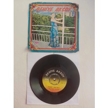 Plakperest Behiye Aksoy – Hasret / Kader Bizi Bağlayınca - 1971 Türkiye Basım 45’lik Plak-2.el