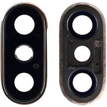 Genos Apple Iphone x Kamera Camı Siyah (Tek Cam)