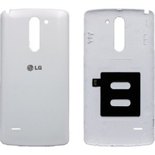 Genos Lg D690 G3 Stylus Uyumlu Arka Kapak Beyaz