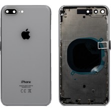 Genos Iphone 8 Plus Uyumlu Boş Kasa Beyaz Renk Tam Uyumlu