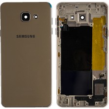 Genos Samsung A7 2016 A710 Uyumlu Kasa 2 Sim Gold Altın