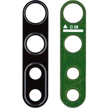 Genos Oppo Reno 3 Kamera Camı Siyah (Tek Cam)