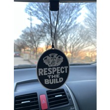 Serüven Dikiz Aynası Süsü – Respect The Build! - Çift Yönlü 3D Baskı, Plastik, Cam Çizmez