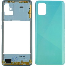 Genos Samsung Galaxy A51 Uyumlu Batarya Kapağı (Su Yeşili) (SN808066)