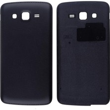 Genos Samsung Galaxy G7100 Grand 2 Uyumlu Batarya Kapağı (Siyah) (SN807737)
