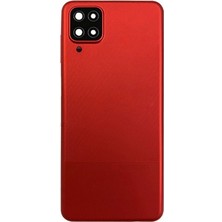 Genos Samsung Galaxy A12 Uyumlu Batarya Kapağı (Kırmızı) (SN808205)