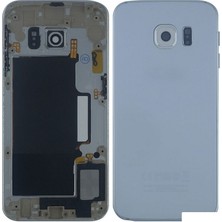 Genos Samsung Galaxy G925 S6 Edge Uyumlu Dolu Kasa (Beyaz) (SN808356)