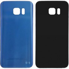 Genos Samsung Galaxy G935 S7 Edge Uyumlu Batarya Kapağı (Mavi) (SN808002)