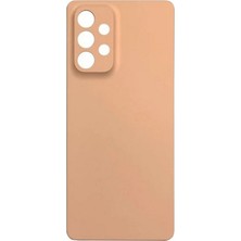 Genos Samsung Galaxy A53 Uyumlu Batarya Kapağı (Turuncu) (SN808297)