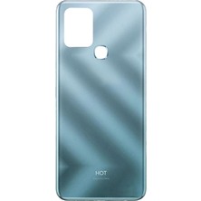 Genos Infinix Hot 10 Uyumlu Batarya Kapağı (Karbon Grisi) (SN808169)