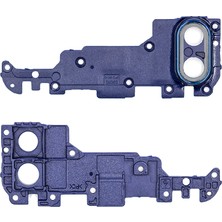 Genos Samsung A107 A10S Kamera Camı Mavi (Çerçeveli)