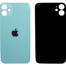 Genos Iphone 11 Uyumlu Arka Cam Kapak Yeşil Renk
