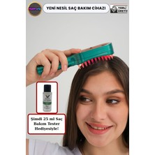 Buharlı Kırmızı & Mavi Işık Terapili Saç Bakım Cihazı – Titreşim Masajı ve Negatif Iyon Etkisi