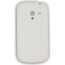 Genos Samsung I8190 S3 Mini Uyumlu Arka Kapak Beyaz