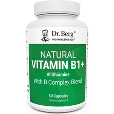 Dr. Berg Natural Vitamin B1+ Allithiamine With B Complex Blend - 60 Capsuless