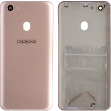 Genos Oppo A73 Uyumlu Arka Kapak Gold Altın