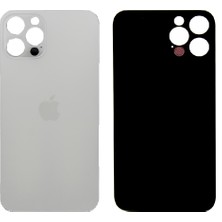 Genos Iphone 12 Pro Max Uyumlu Arka Cam Kapak Beyaz Renk
