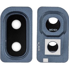 Genos Samsung A105 A10 Kamera Camı Siyah (Çerçeveli)