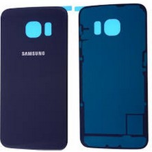 Genos Samsung G925 S6 Edge Uyumlu Arka Kapak Siyah