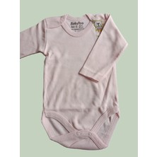 Bulut Anne ve Çocuk Uzun Kollu %100 Pamuklu Tek Renk Tekli Çıtçıtlı Body Düz Desensiz