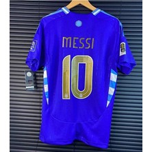 Alaturka Mix Arjantin 2024/25 Yeni Sezon Lionel Messi Deplasman Forması (Blue)